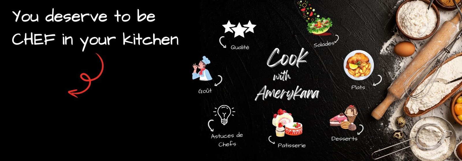 Slider cook with amerykana laptop