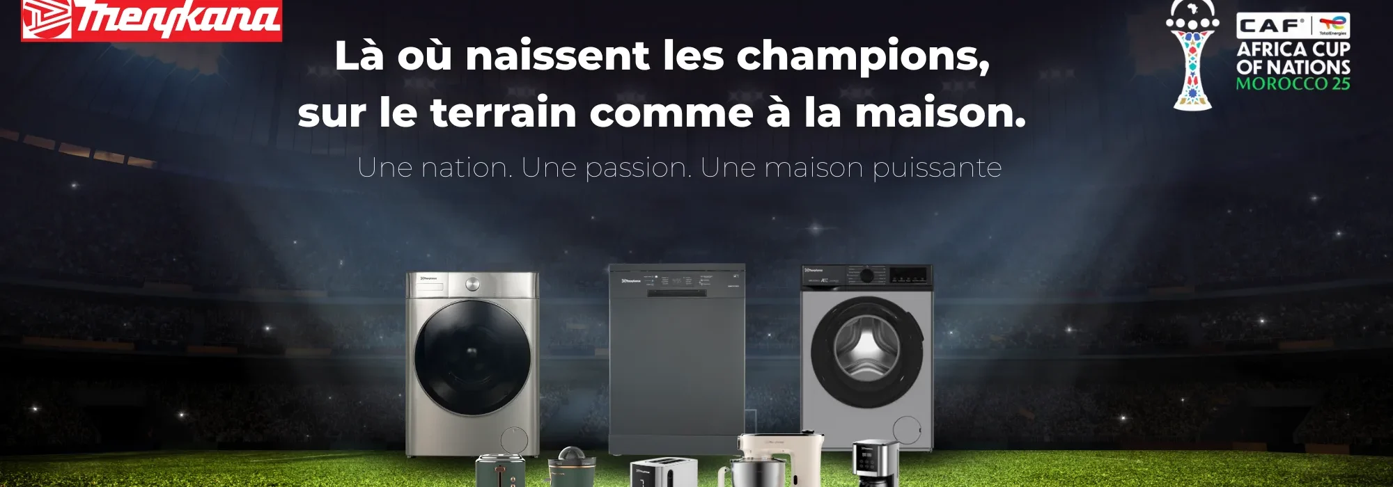 La ou naissent les champions sur le terrain comme a la maison. 1